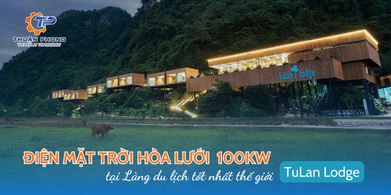 Lắp đặt điện mặt trời áp mái tại Tú Làn Lodge