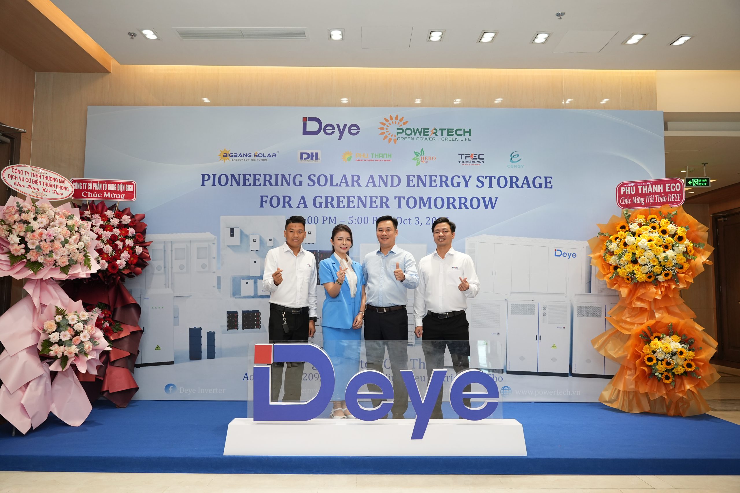 Thuận Phong Energy tham dự Hội thảo Công nghệ Năng lượng Mặt trời & Lưu trữ Năng lượng cùng Deye